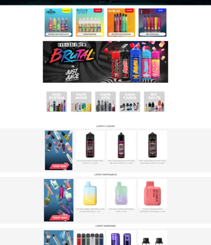 VAPE UK ( ECOMMERCE  )